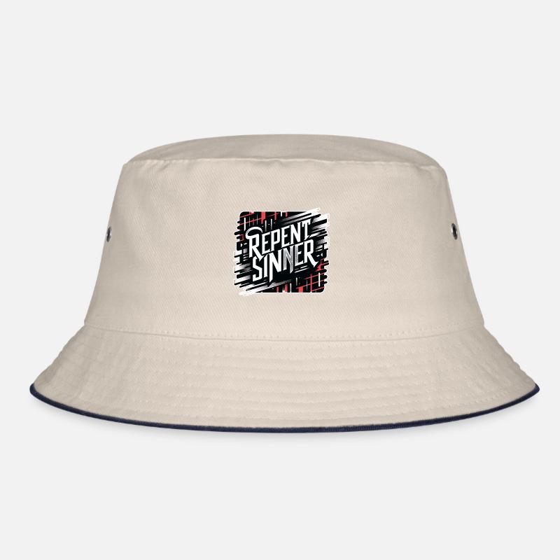 Repent Sinner 18 Bucket Hat
