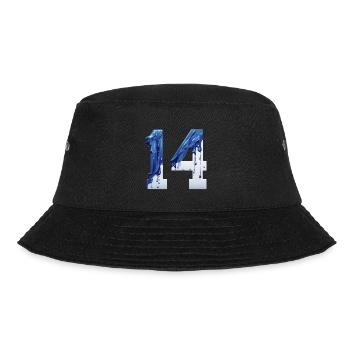 NON. 14 NUMÉRO 14 BLEU BLANC 14E ANNIVERSAIRE - Bob - noir - Devant - Lela (165cm)