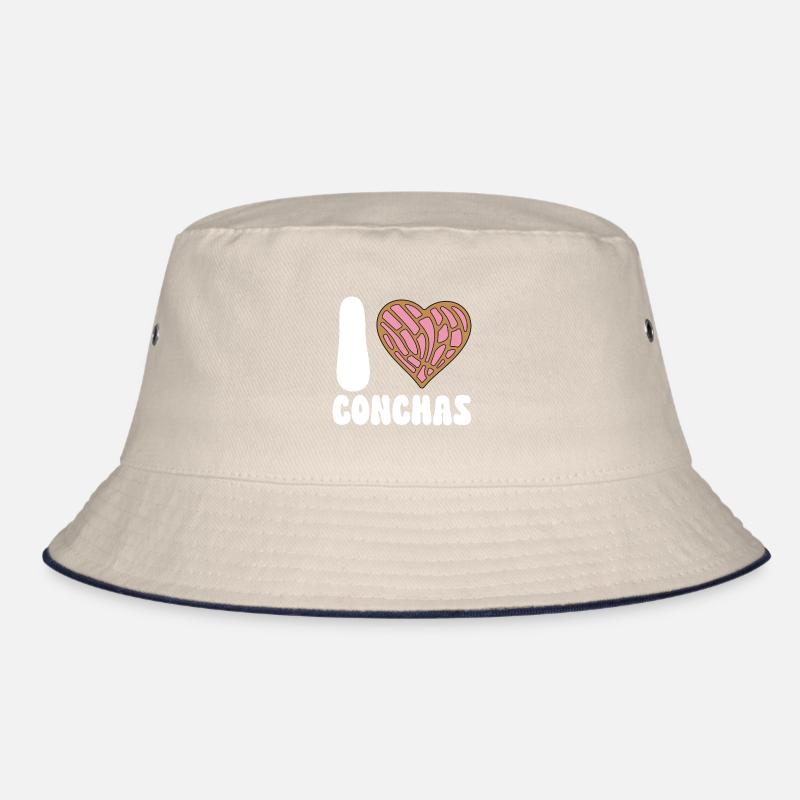 Concha Hispanic Mexikanisch Pan Dulce Bucket Hat