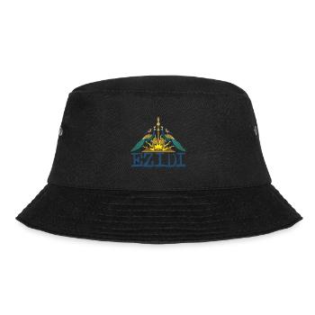Jesidisch Kurde National Kurmandschi Flagge - Bucket Hat - Schwarz - Vorne - Lela (165cm)