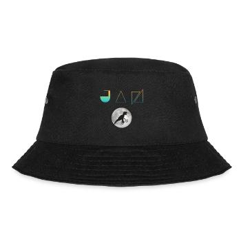 JAN - Beautiful boy name with dinosaur - Bucket Hat - black - Front - Lela (165cm)