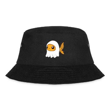 Goldfische Halloween Lustig Geist - Bucket Hat - Schwarz - Vorne - Lela (165cm)