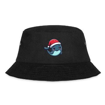Wal Weihnachten Christmas - Bucket Hat - Schwarz - Vorne - Lela (165cm)