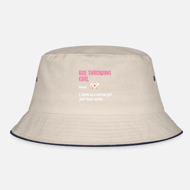 Axt Werfen Mädchen Definition Ziel Beil Bucket Hat