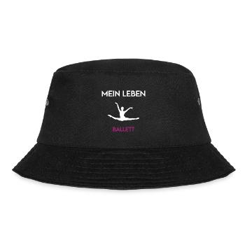 Ballett Mein Leben Ballettliebhaber Balletttänzer - Bucket Hat - Schwarz - Vorne - Lela (165cm)