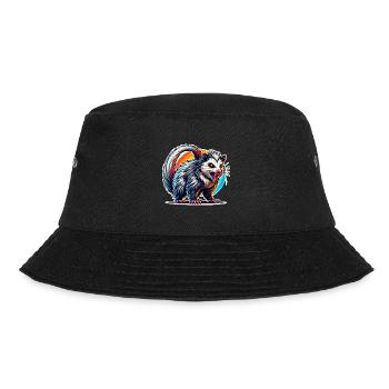 Opossum - Bucket Hat - black - Front - Lela (165cm)