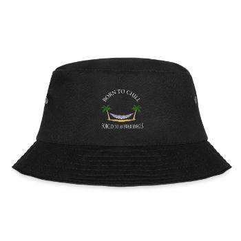 Born To Chill Forced To Answer Emails Hammock - Bucket Hat - black - Front - Lela (165cm)