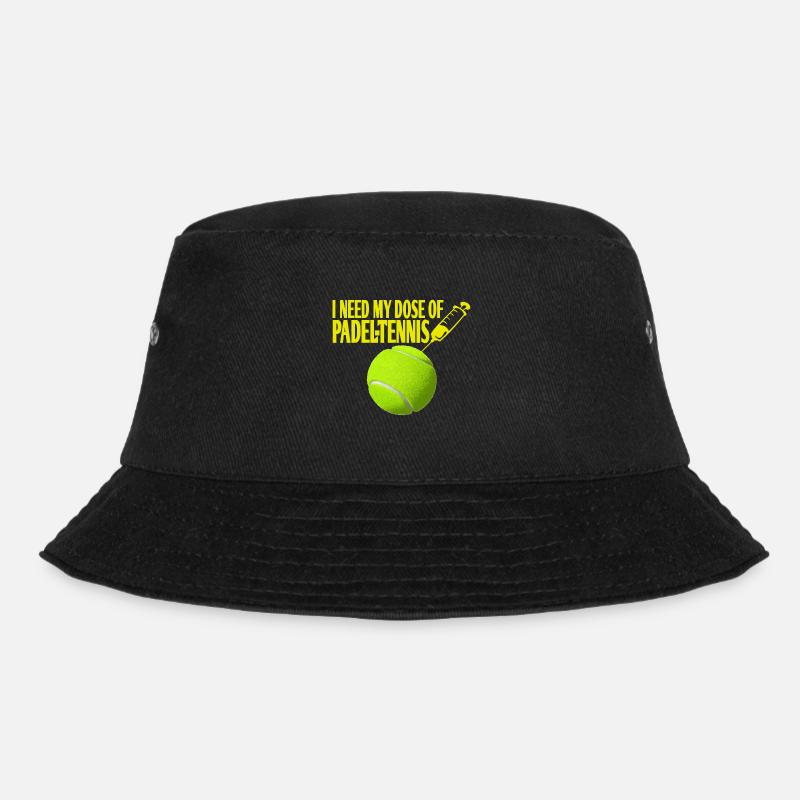 Padel Tennis vaccination seringue idée cadeau - Bob - noir