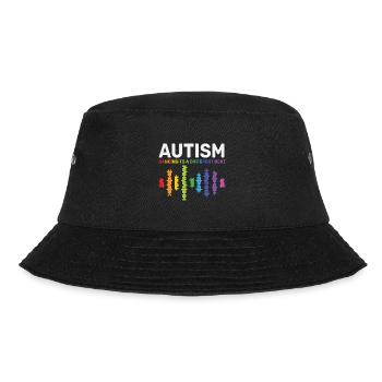 Autism - Bucket Hat - Schwarz - Vorne - Lela (165cm)