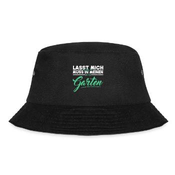 lasst mich durch ich muss in meinen garten gärtner - Bucket Hat - Schwarz - Vorne - Lela (165cm)