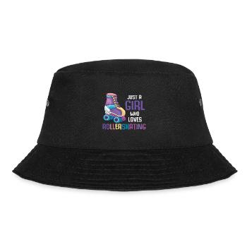 Rollerblading Mädchen Skater Inline Skating - Bucket Hat - Schwarz - Vorne - Lela (165cm)