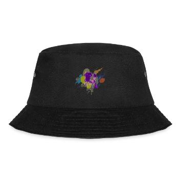 Hund Hund Buntes Tier Lieblich schön - Bucket Hat - Schwarz - Vorne - Lela (165cm)