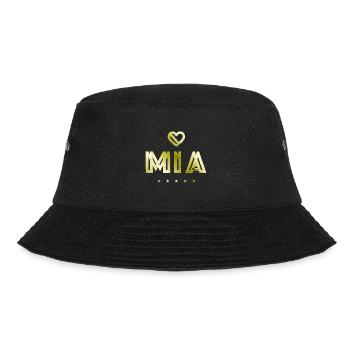 Mia Herz - Bucket Hat - Schwarz - Vorne - Lela (165cm)
