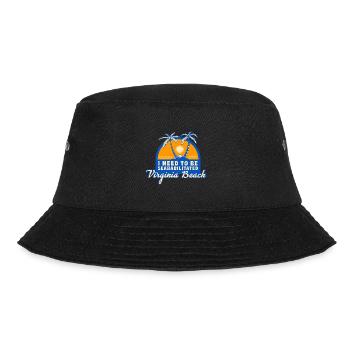 I Need To Be Seahabilitated Virginia Beach Summer - Bucket Hat - Schwarz - Vorne - Lela (165cm)