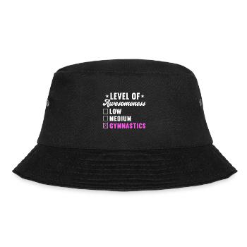Akrobat Turner Gymnastik Turnen Tumbling - Bucket Hat - Schwarz - Vorne - Lela (165cm)