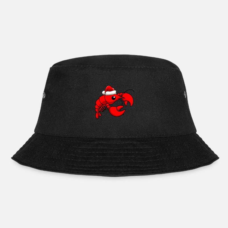 Lobster Comic Christmas - Bob - noir