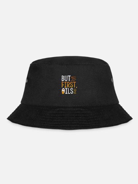 Geschenk für ätherische Öle, aber zuerst ätherische Öle - Bucket Hat - Schwarz