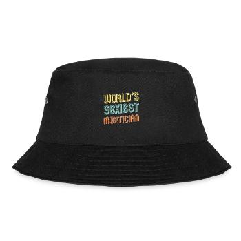 Mortician Gift Fun World's Sexiest Mortician Gift - Bucket Hat - black - Front - Lela (165cm)