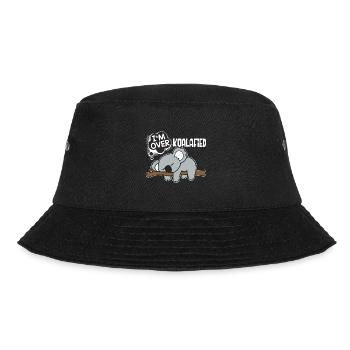 Koala Koala I Am Over Koalafied - Bucket Hat - black - Front - Lela (165cm)