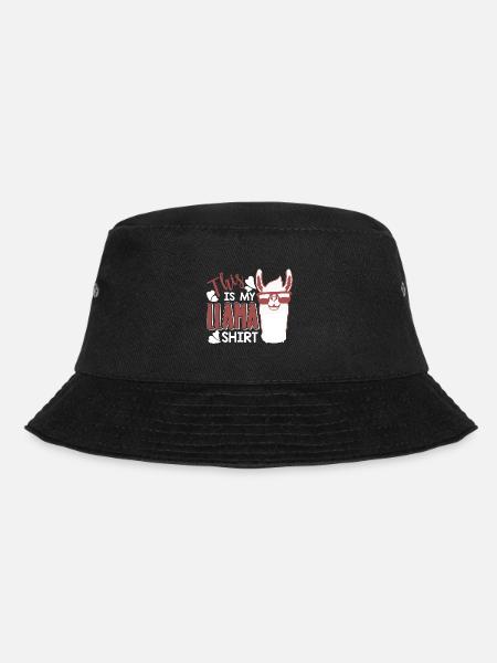 Llama This Is My Llamas - Bucket Hat - black