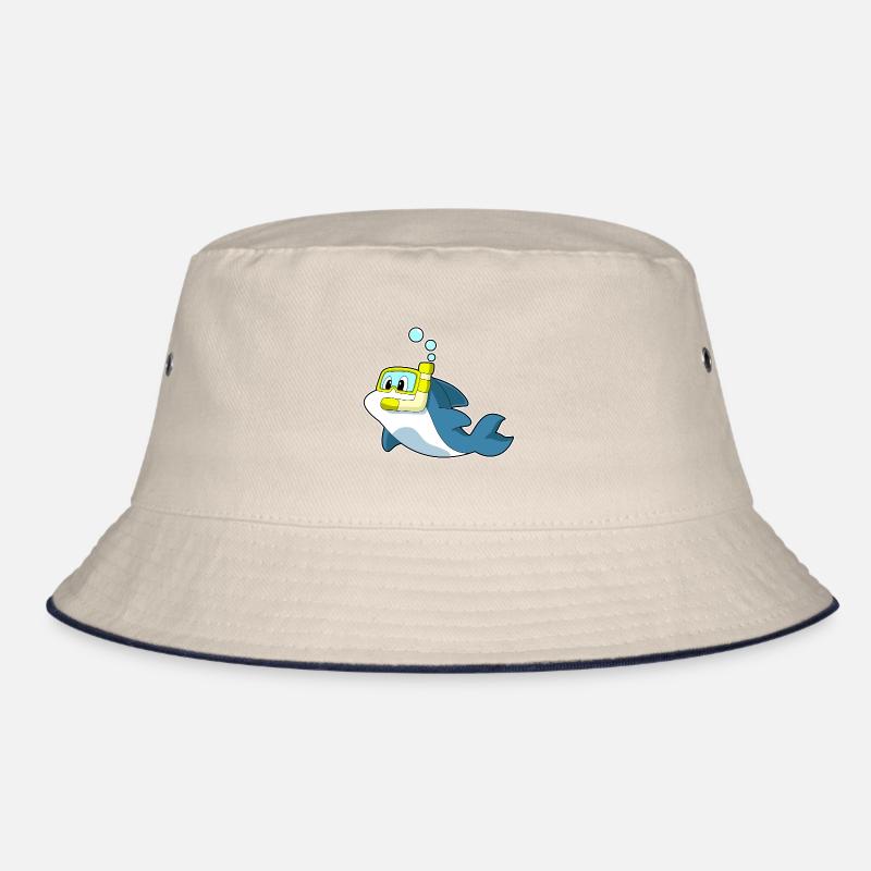 Delfin Schwimmen Schnorchel Bucket Hat