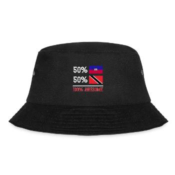 Trinidad und Tobago Flagge - Bucket Hat - Schwarz - Vorne - Lela (165cm)