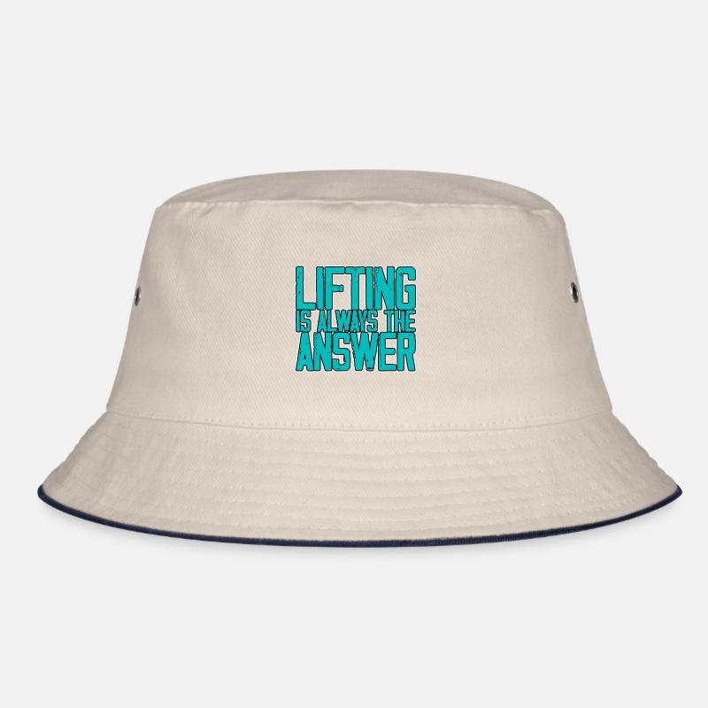 Lifting Is Always The Answer Bucket Hat