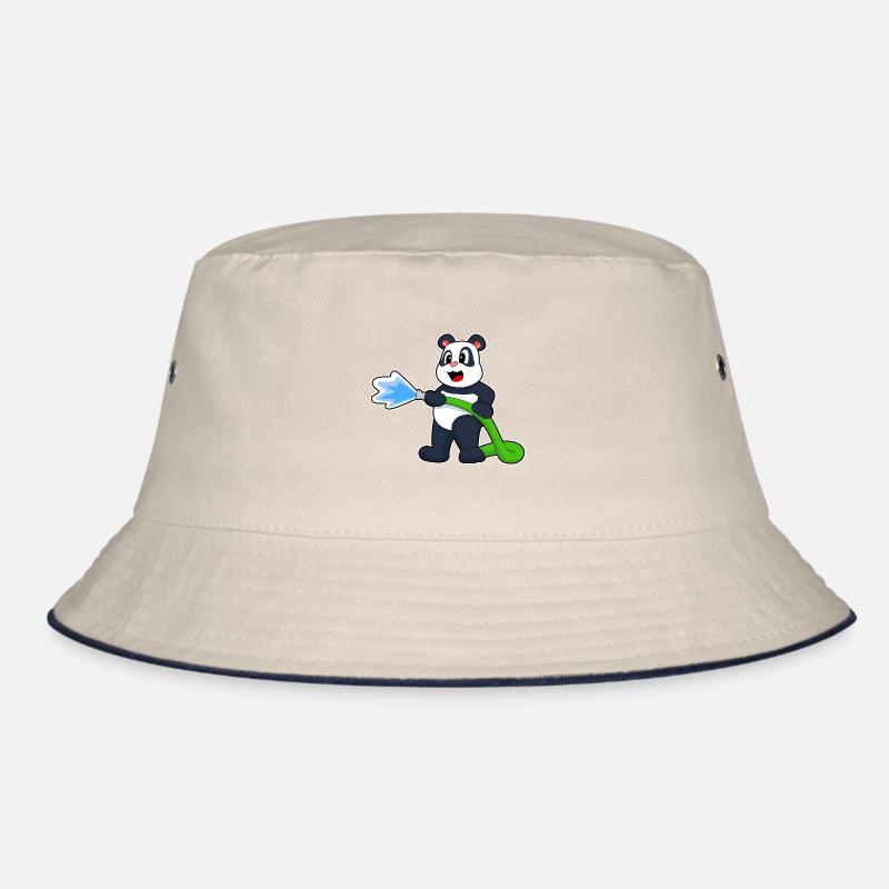 Panda Firefighter Fire Hose Bucket Hat