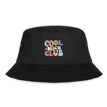 Cool Nicu Club Neonatal Intensive Care Unit Nurse - Bucket Hat - black - Front - Lela (165cm)