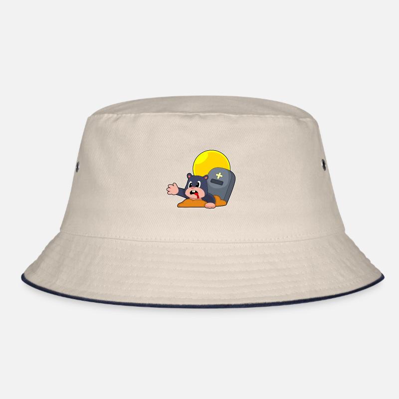 Mole Halloween Grave Bucket Hat