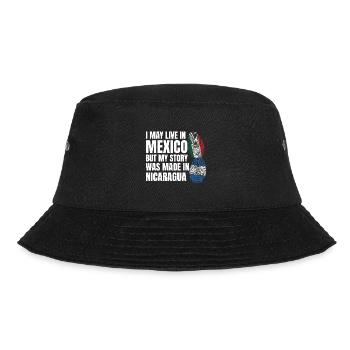 Australien Messy Bun Australien Messy Bun Geschenk - Bucket Hat - Schwarz - Vorne - Lela (165cm)
