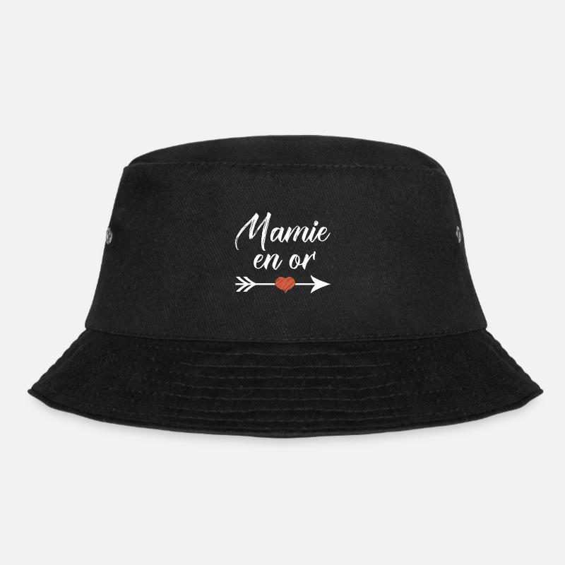mamie en or cadeau mamie - Bob - noir