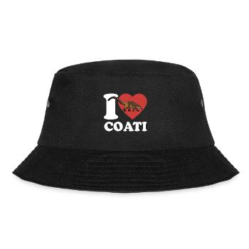 J’aime Coati - Coeur - Animal préféré - Bob - noir - Devant - Lela (165cm)