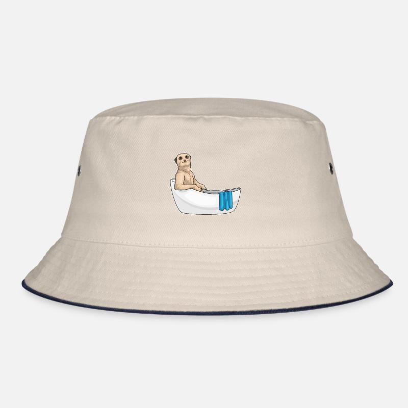 Erdmännchen Baden Badewanne Bucket Hat