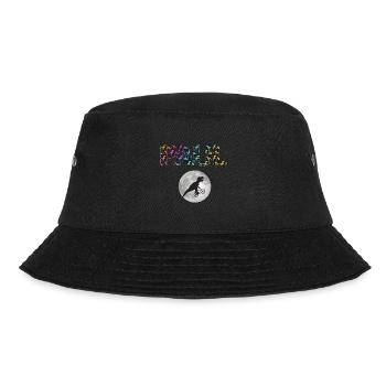 PAUL - Beautiful boy name with dinosaur - Bucket Hat - black - Front - Lela (165cm)