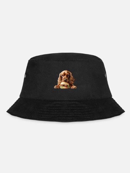 Cocker Spaniel - Bucket Hat - Schwarz