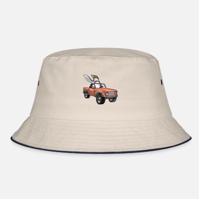 Penguin Car Bucket Hat