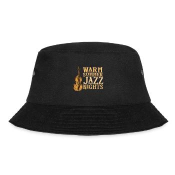 Jazz nuit contrebasse jazz amateurs design - Bob - noir - Devant - Lela (165cm)