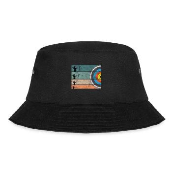 Archershooting Archer Bow Arrow Longbow - Bucket Hat - black - Front - Lela (165cm)