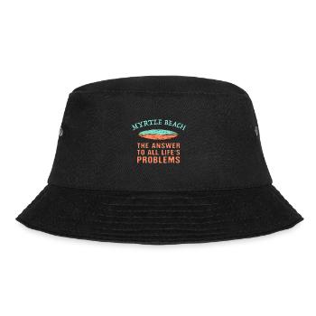 Myrtle Beach Answer To All Life's Problems - Bucket Hat - black - Front - Lela (165cm)