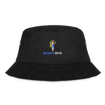 Millionaire in front of 50! - Bucket Hat - black - Front - Lela (165cm)