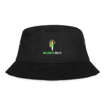 Millionaire in front of 21! - Bucket Hat - black - Front - Lela (165cm)