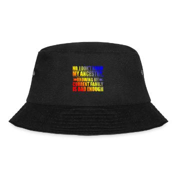 No, I Don't Know My Ancestry 3 - Bucket Hat - black - Front - Lela (165cm)