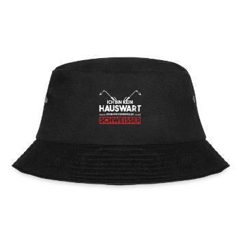 Schweißer Beruf Schweisser Geschenk - Bucket Hat - Schwarz - Vorne - Lela (165cm)