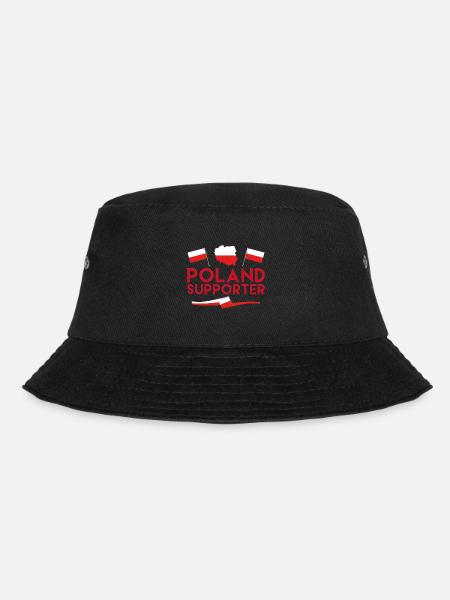 Fan des Polen-Anhängers. Unterstützer aus Polen. - Bucket Hat - Schwarz