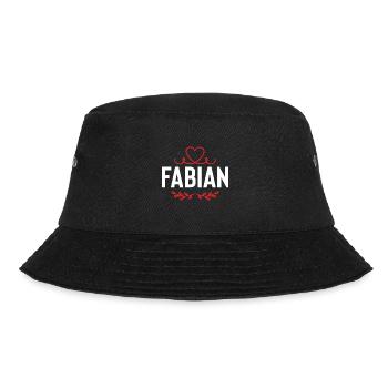 Fabian - Bucket Hat - Schwarz - Vorne - Lela (165cm)