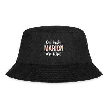 Marion - Bucket Hat - Schwarz - Vorne - Lela (165cm)