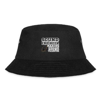 Subwoofer Electroacoustics Mixer Sound Engineer - Bucket Hat - black - Front - Lela (165cm)