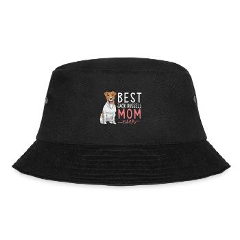 Jack Russell Terrier - Bucket Hat - Schwarz - Vorne - Lela (165cm)