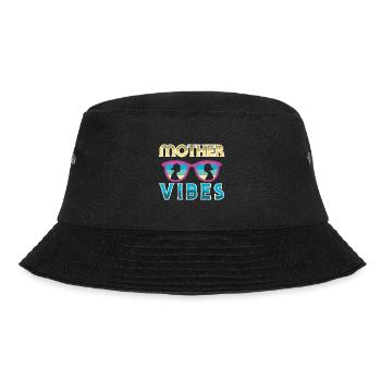 Mother's Day Mom Mom Mom - Bucket Hat - black - Front - Lela (165cm)
